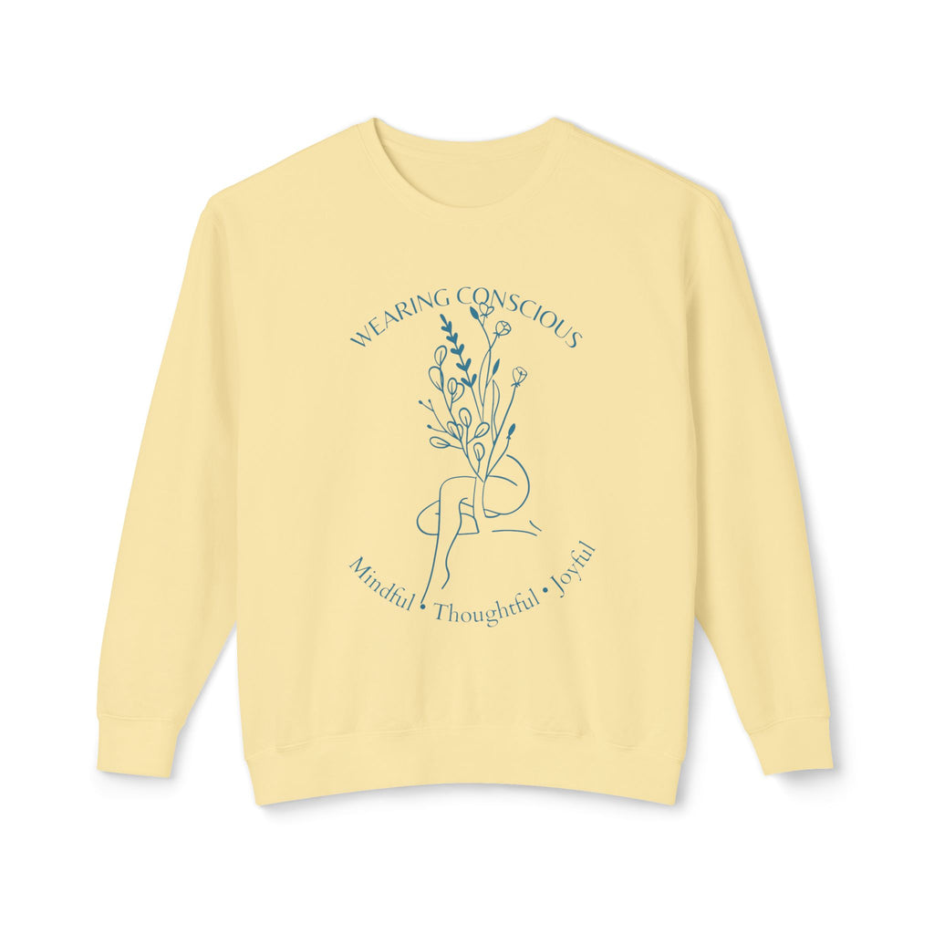 Spring Mindfulness Crewneck Sweatshirt - Joyous and Conscious Design