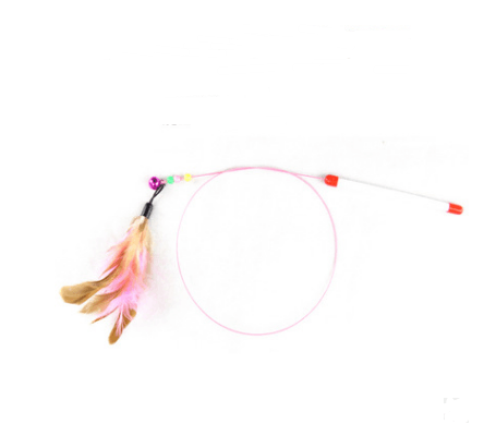 Whisker Whirligig: Handcrafted Solid Wood Cat Toy-6