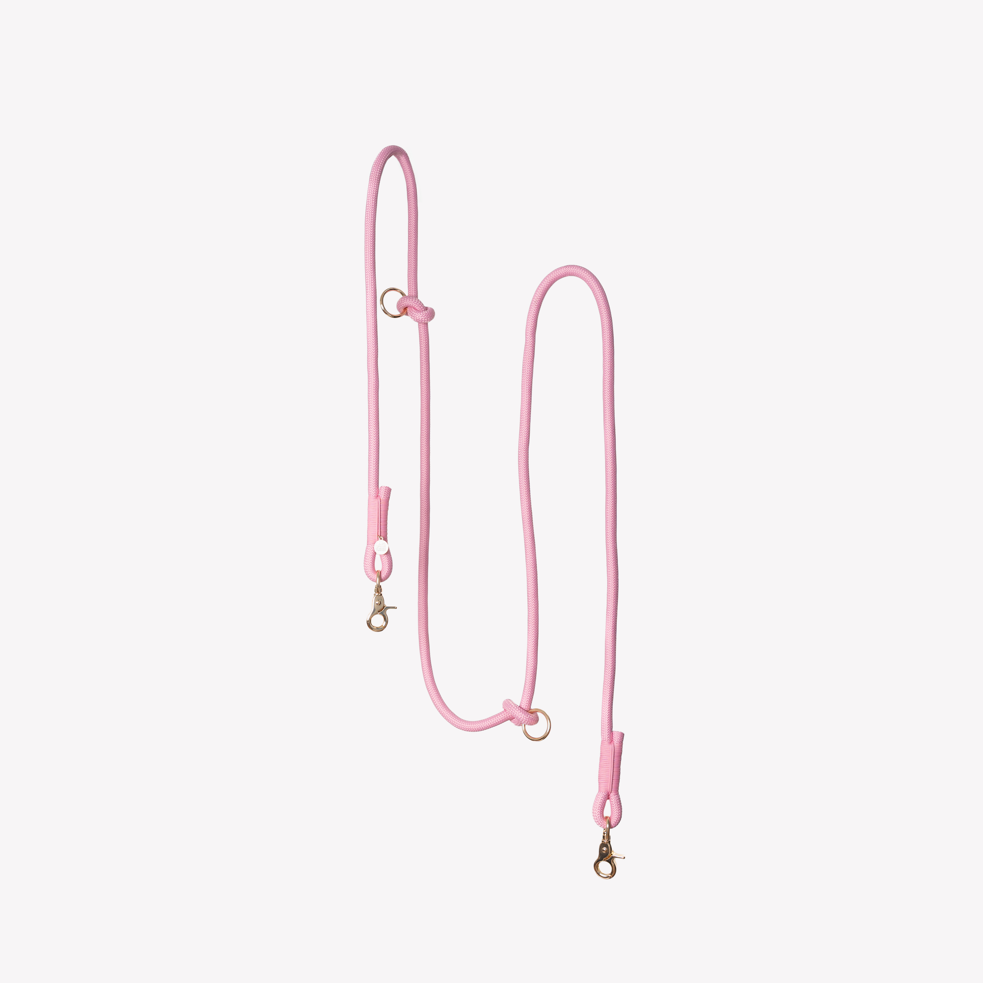 'Pink' - Hands Free Braided Leash