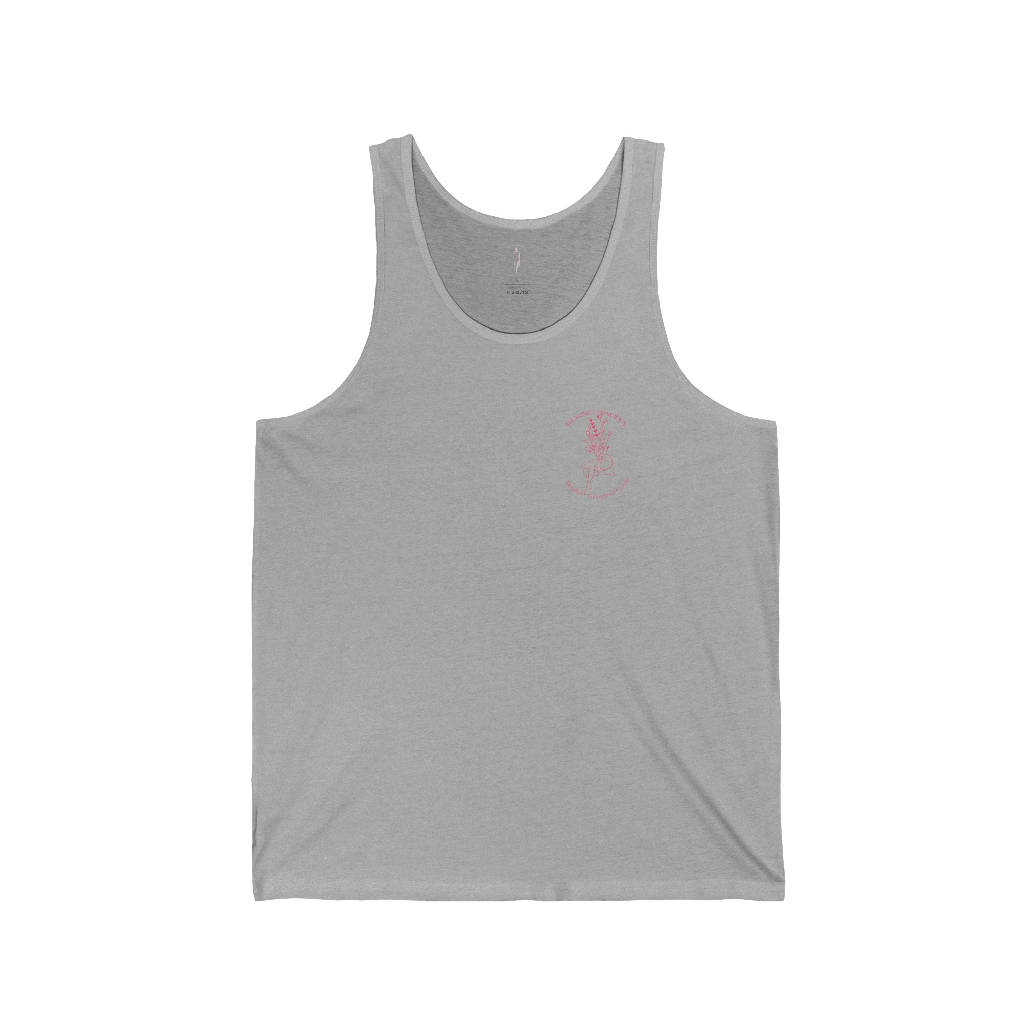 Two-Sided Mindful Thoughtful Joyful Athletic Tank - Unisex Fit