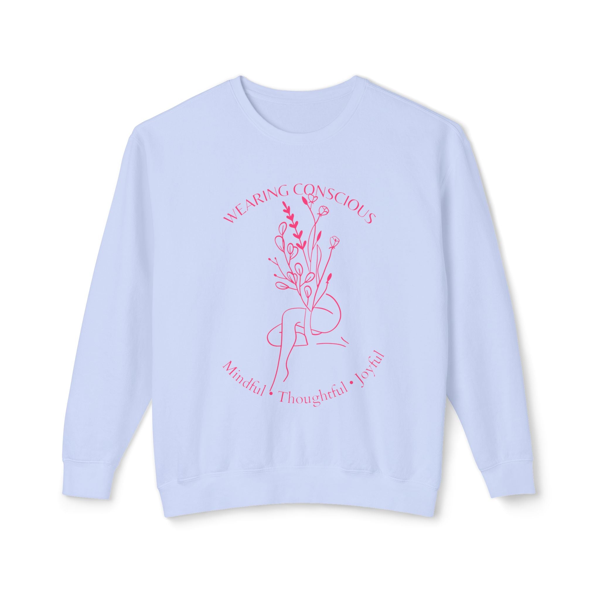Spring Mindfulness Crewneck Sweatshirt - Joyous and Conscious Design