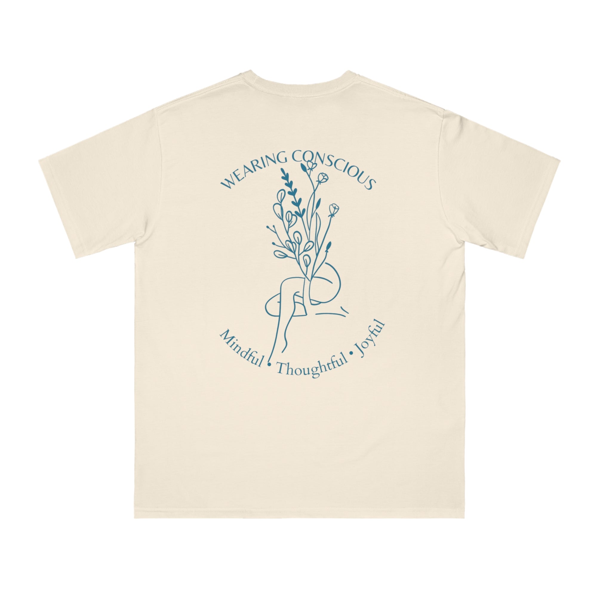 Mindful Thoughtful Joyful Organic Unisex T-Shirt