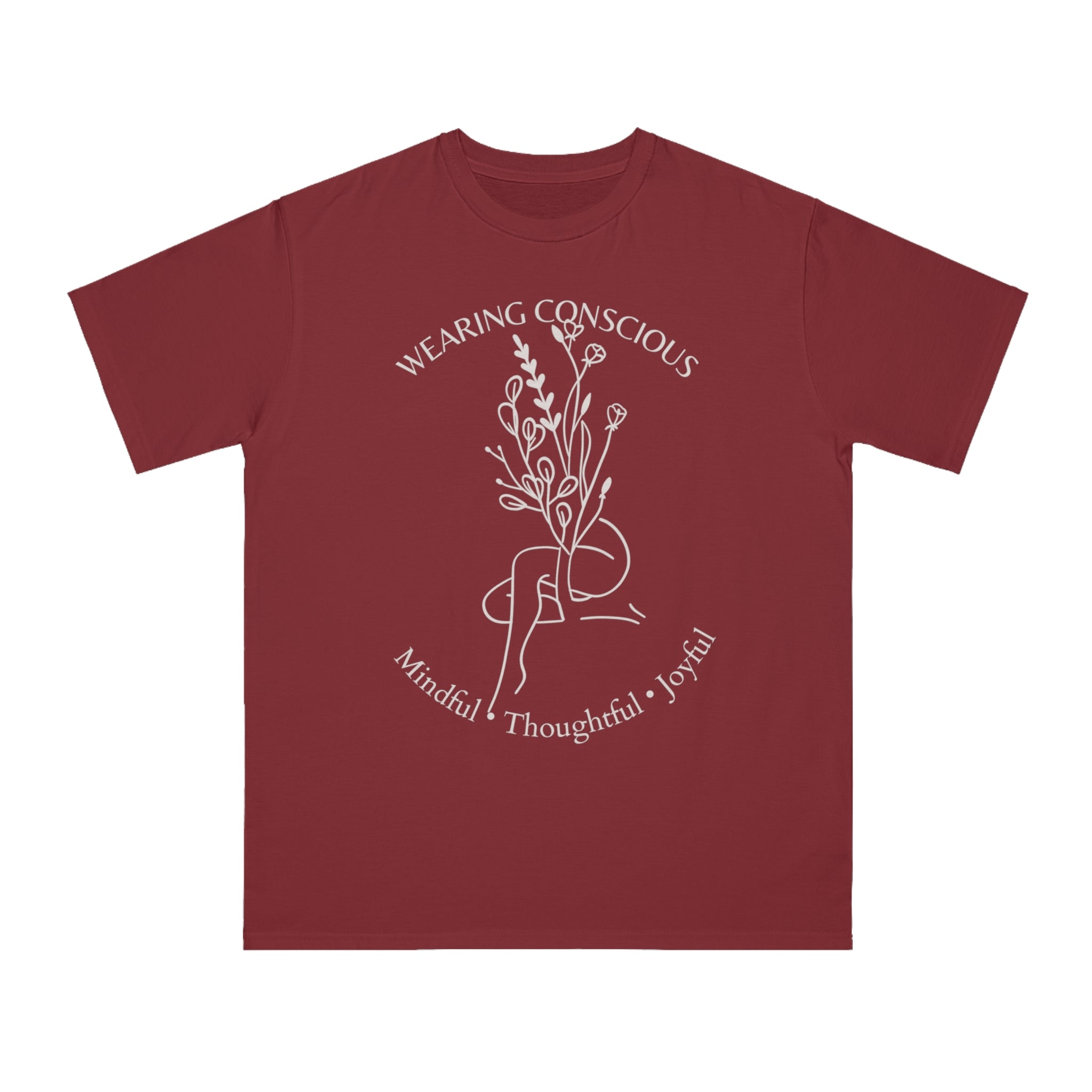 Mindful Thoughtful Joyful Organic Unisex T-Shirt