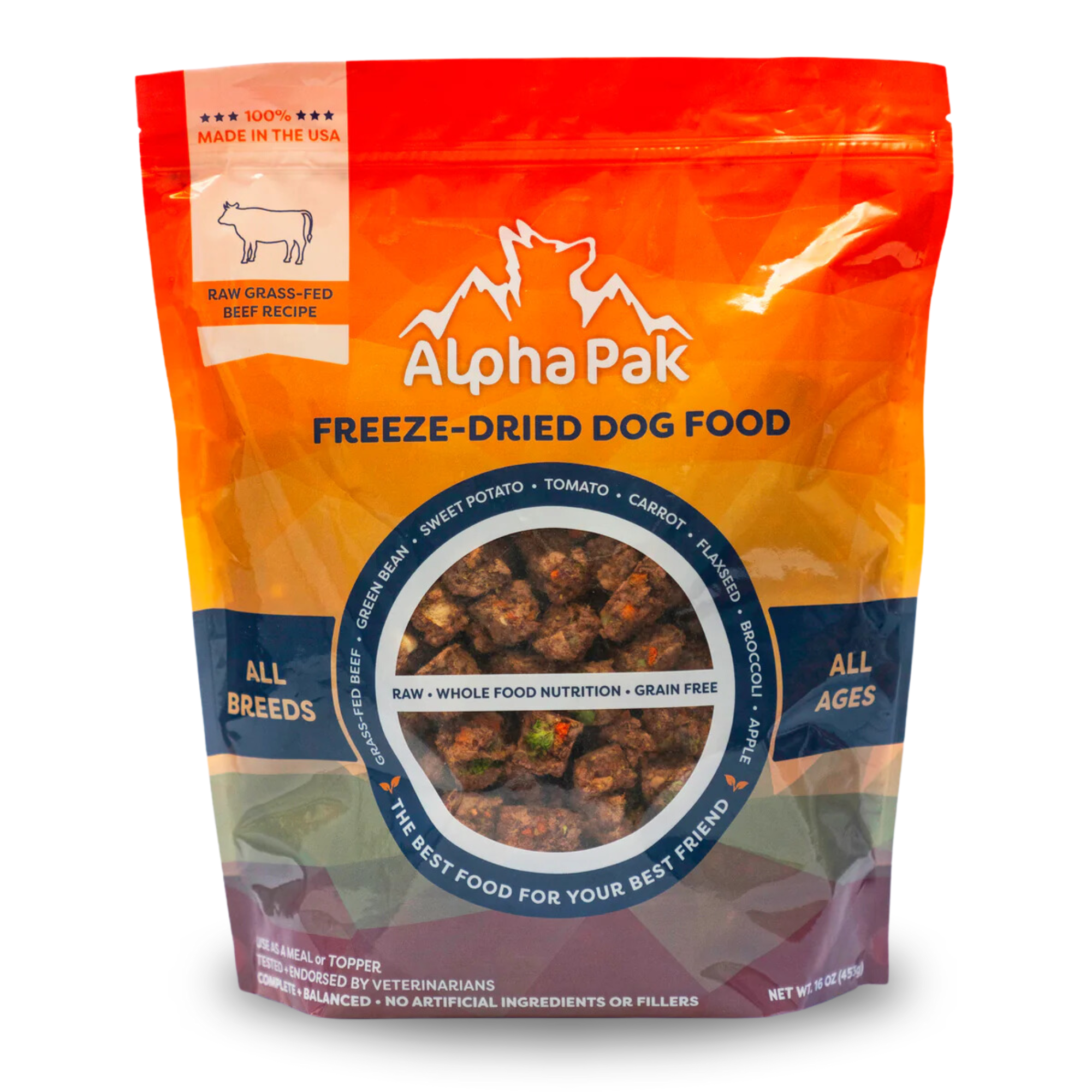 Premium Raw Freeze Dried Dog Food – Beef