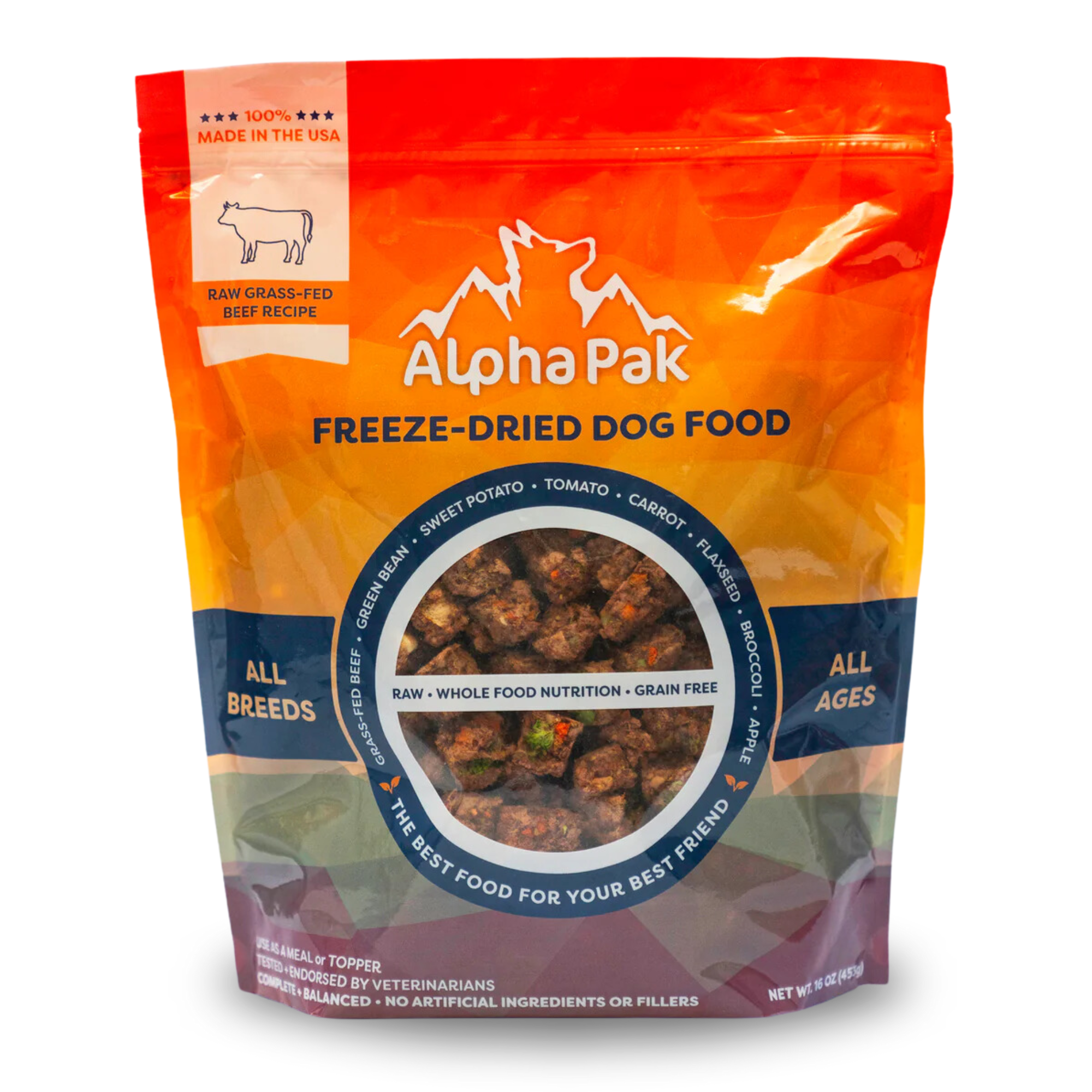 Premium Raw Freeze Dried Dog Food – Beef