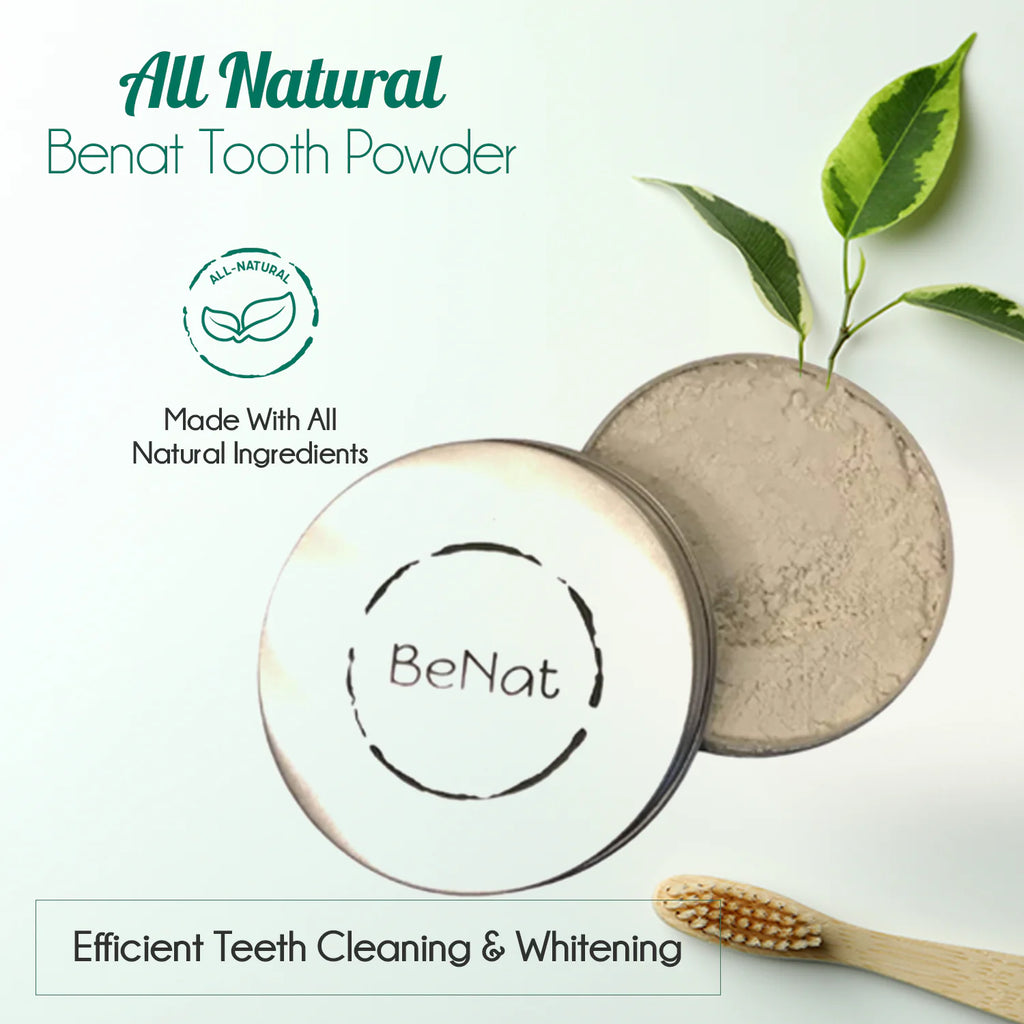 All-Natural Eco-Friendly Tooth Powder – 1.8 Oz