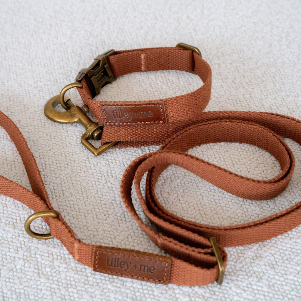 Hemp Cotton Dog Leash - Durable, Sustainable, Adjustable, Lightweight & Soft