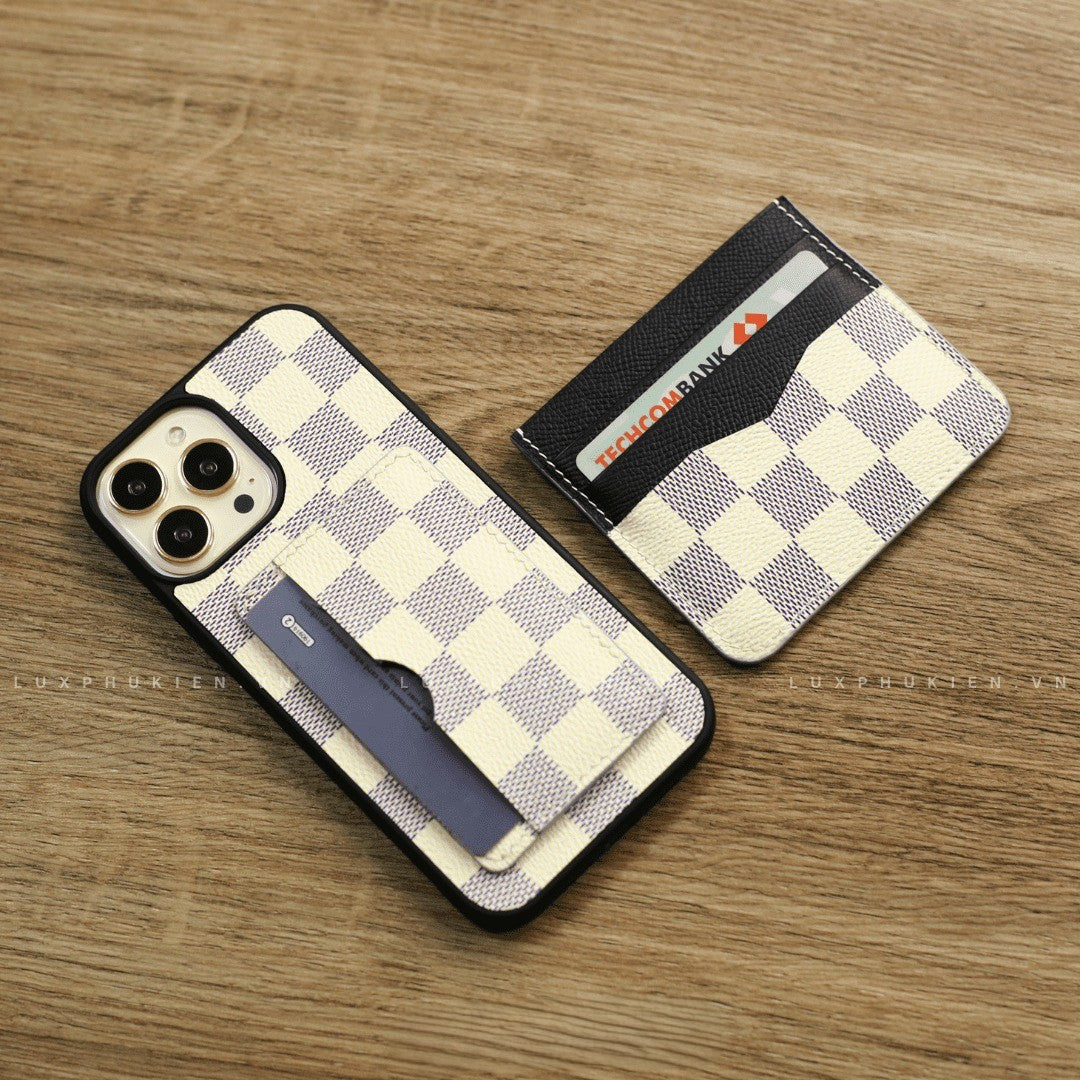 Recycled Louis Vuitton Mini Card Wallet – Upcycled Luxury Card Holder