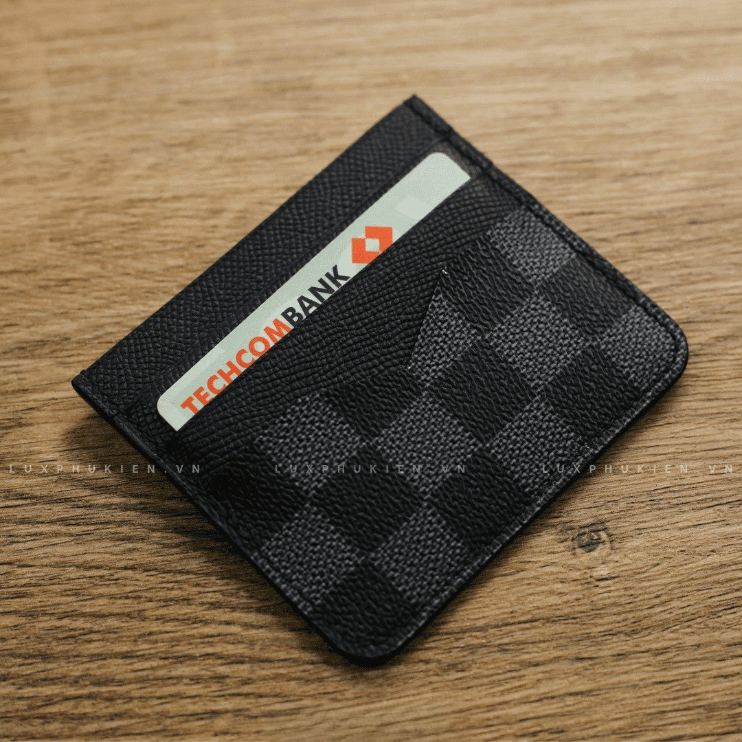 Recycled Louis Vuitton Mini Card Wallet – Upcycled Luxury Card Holder