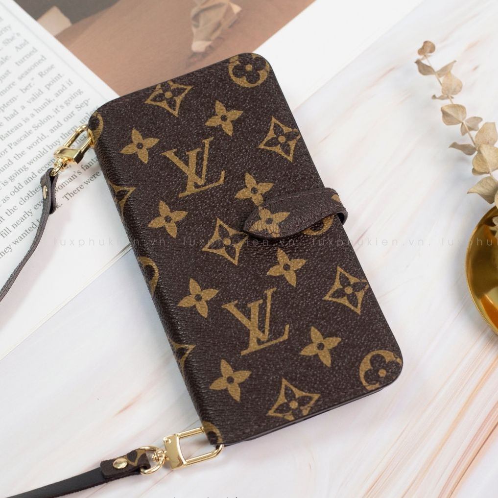 Authentic Louis Vuitton Canvas iPhone Wallet Case Upcycled – Handmade-to-Order