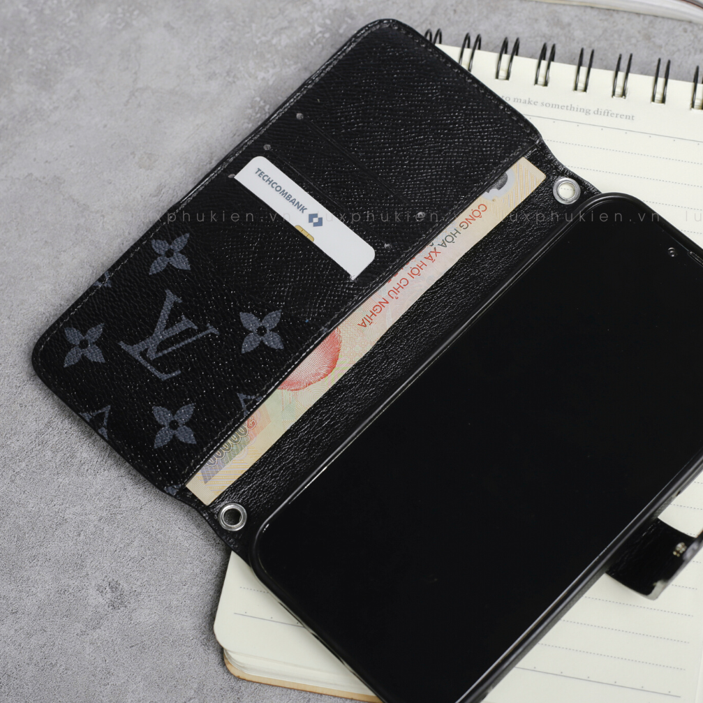 Authentic Louis Vuitton Upcycled Canvas iPhone Wallet Case – Custom Made to Order