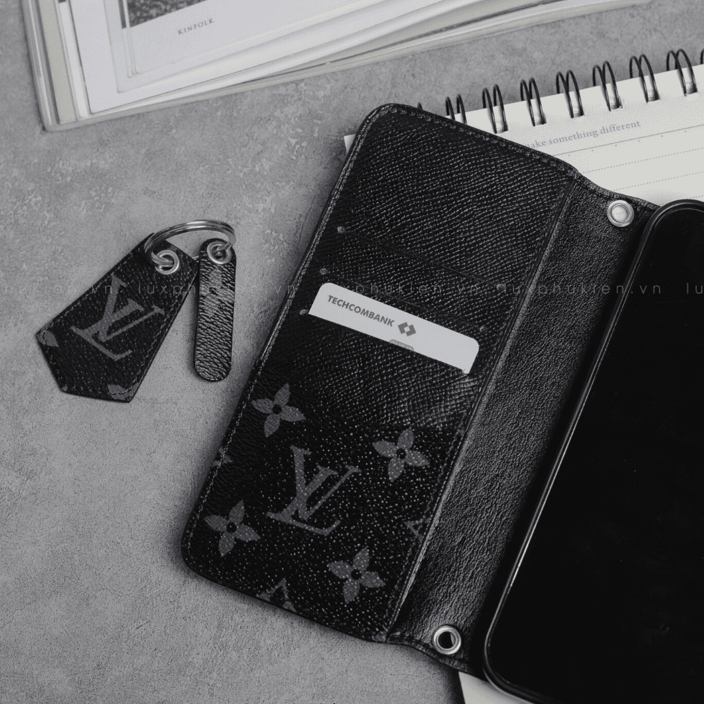 Authentic Louis Vuitton Upcycled Canvas iPhone Wallet Case – Custom Made to Order