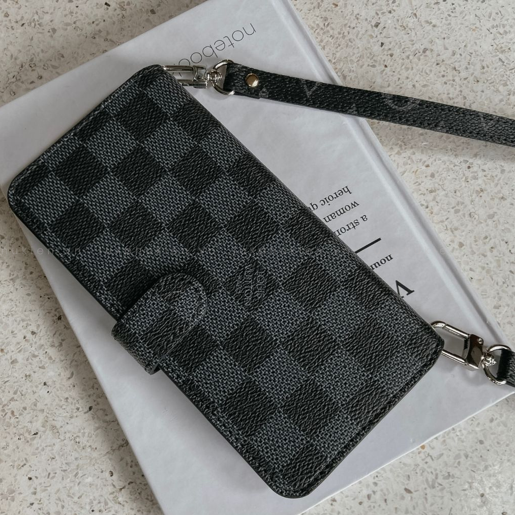 Authentic Louis Vuitton Canvas iPhone Wallet Case Upcycled – Handmade-to-Order