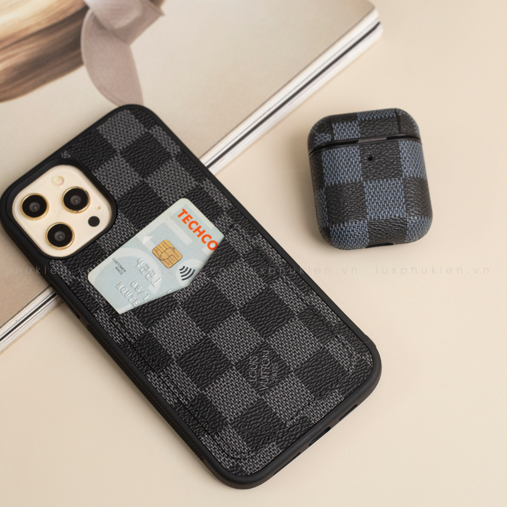 Authentic Upcycled Louis Vuitton Canvas iPhone Wallet Case