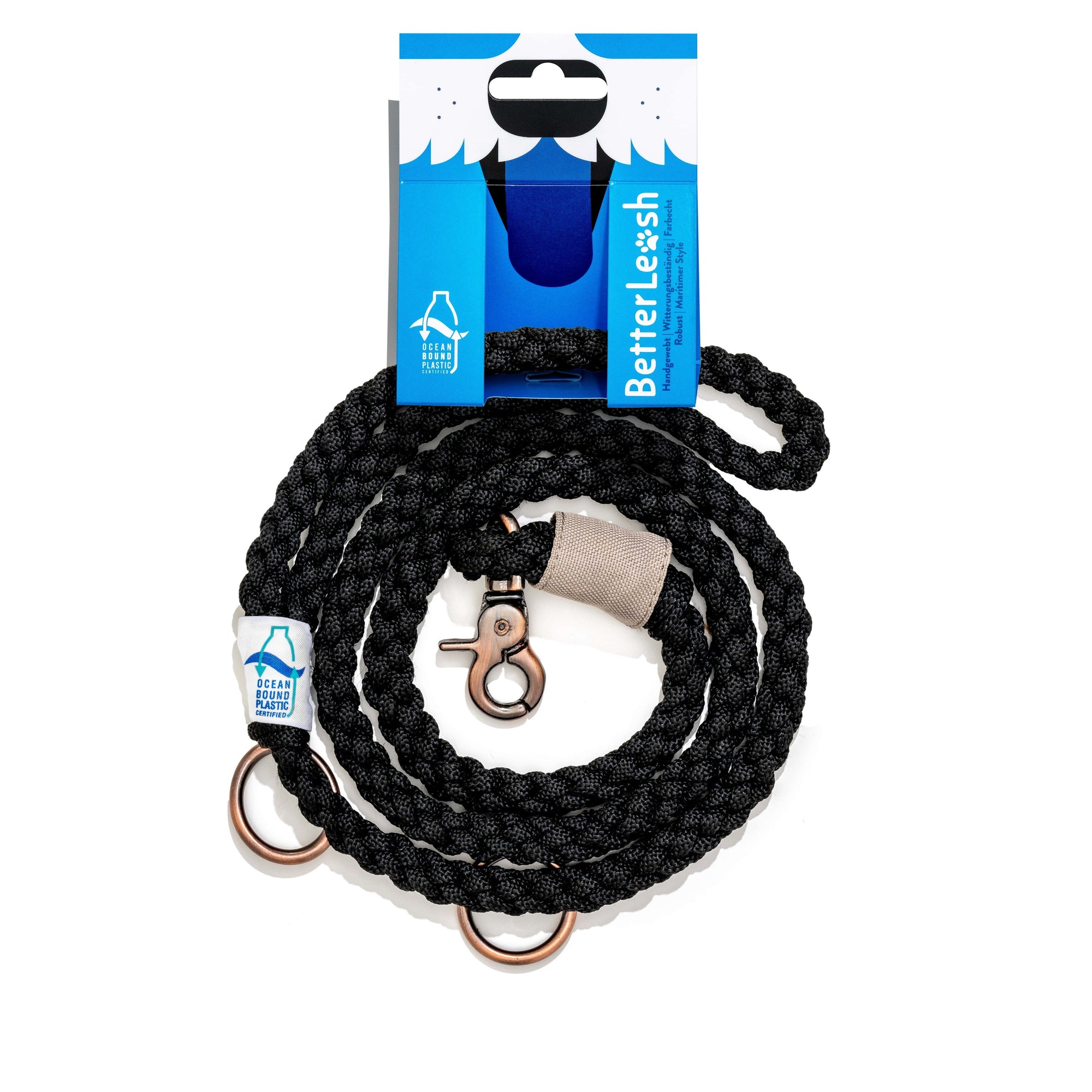 BetterLeash - 100% Fair Trade Recycled Ocean Bound Plastic Dog Leash