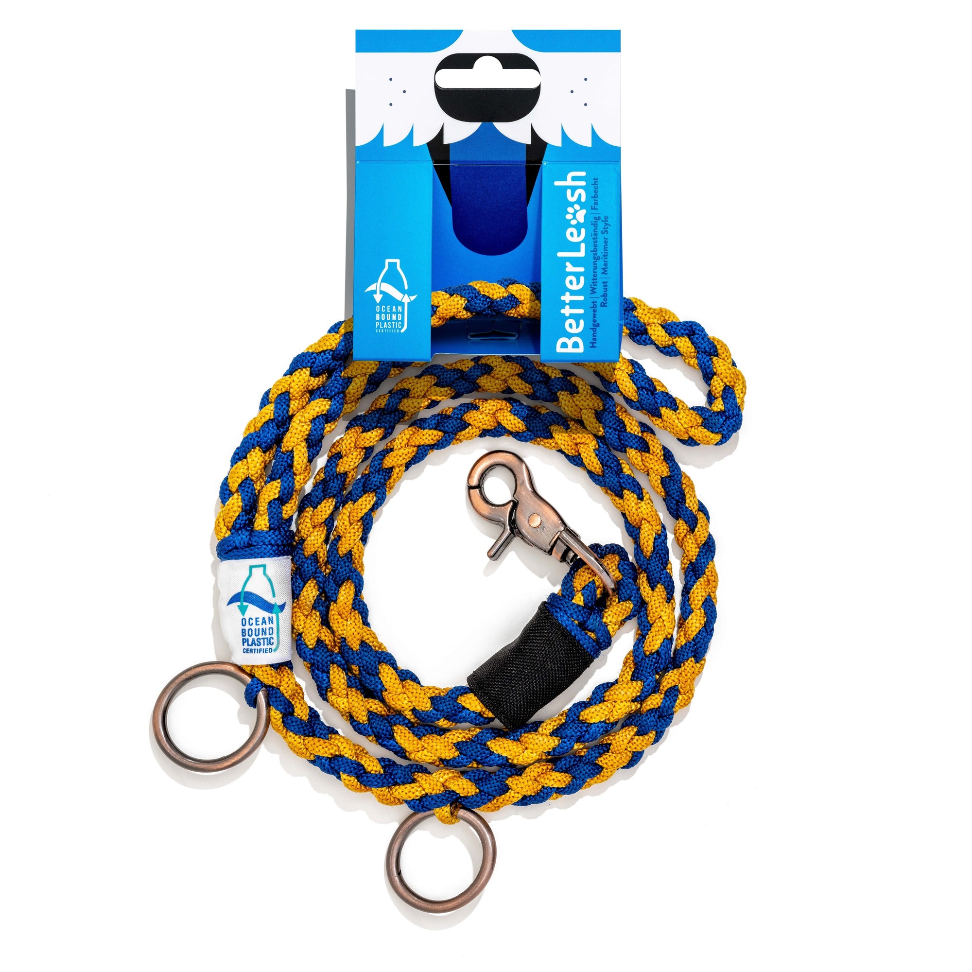 BetterLeash - 100% Fair Trade Recycled Ocean Bound Plastic Dog Leash