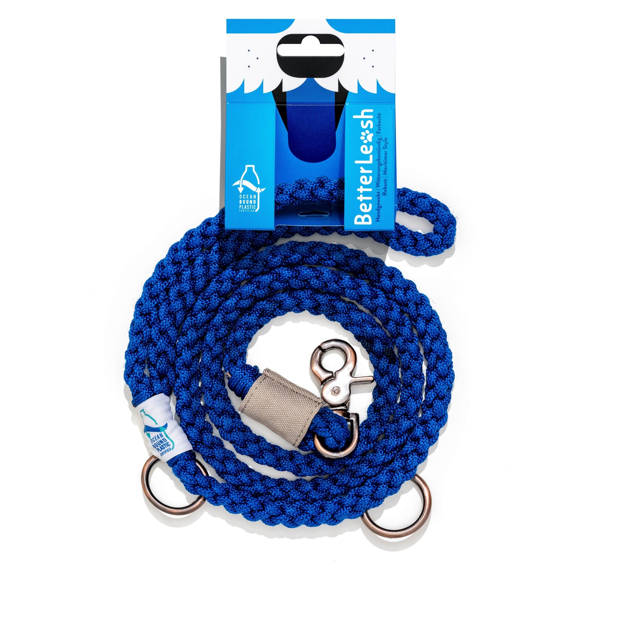 BetterLeash - 100% Fair Trade Recycled Ocean Bound Plastic Dog Leash