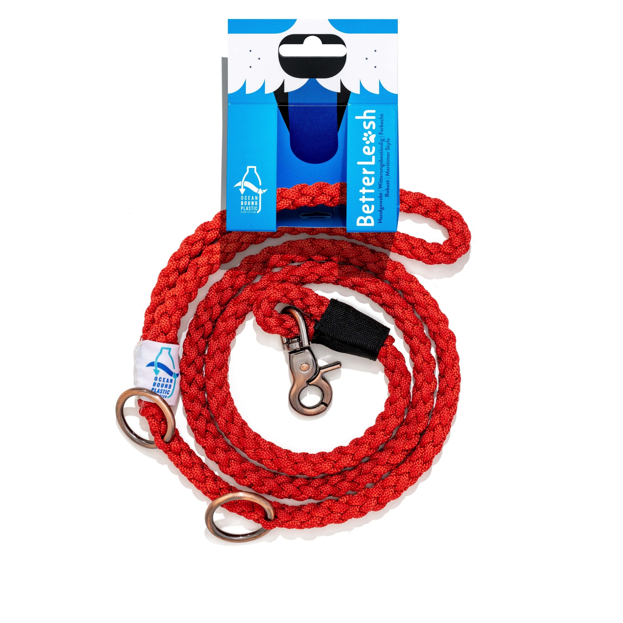 BetterLeash - 100% Fair Trade Recycled Ocean Bound Plastic Dog Leash