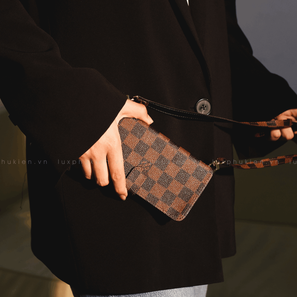 Authentic Louis Vuitton Canvas iPhone Wallet Case Upcycled – Handmade-to-Order