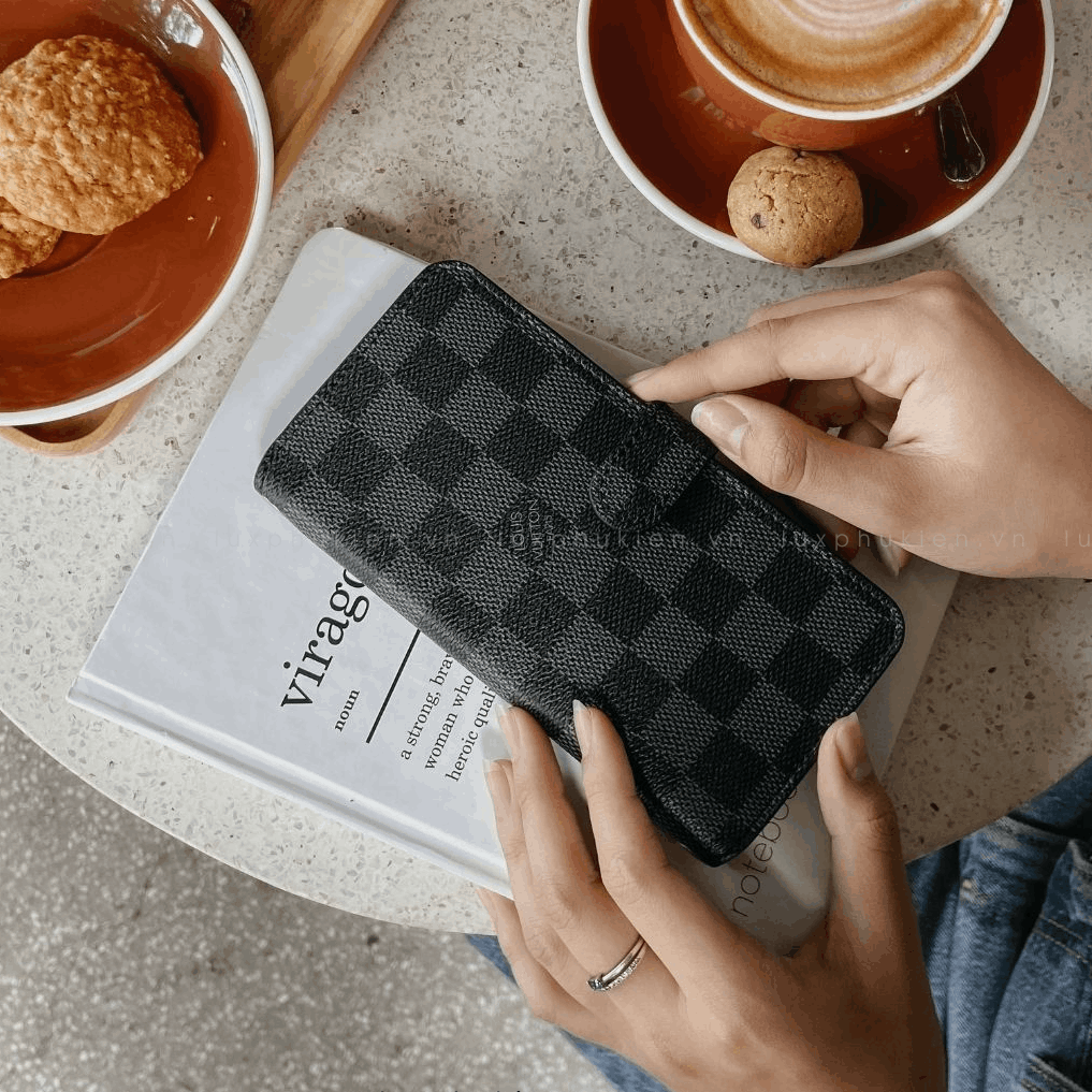 Authentic Louis Vuitton Upcycled Canvas iPhone Wallet Case – Custom Made to Order