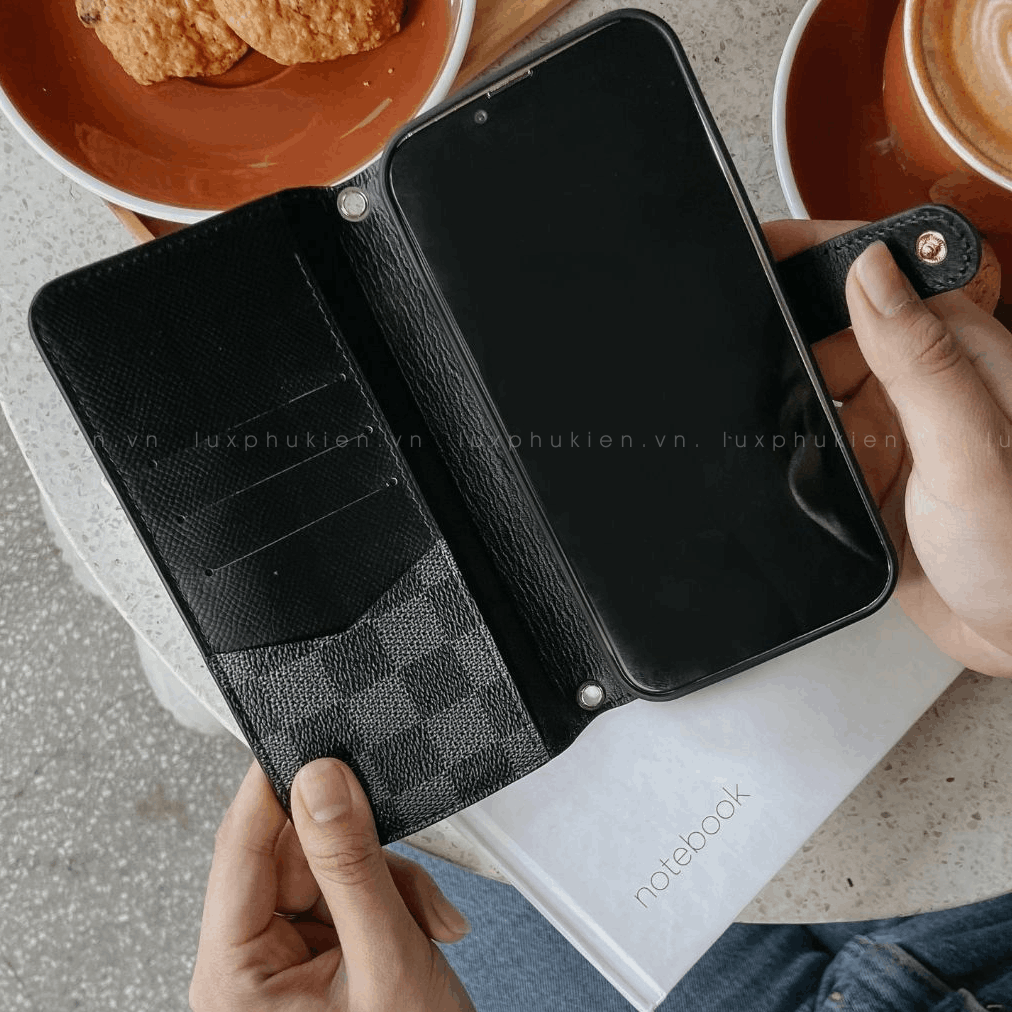 Authentic Louis Vuitton Upcycled Canvas iPhone Wallet Case – Custom Made to Order