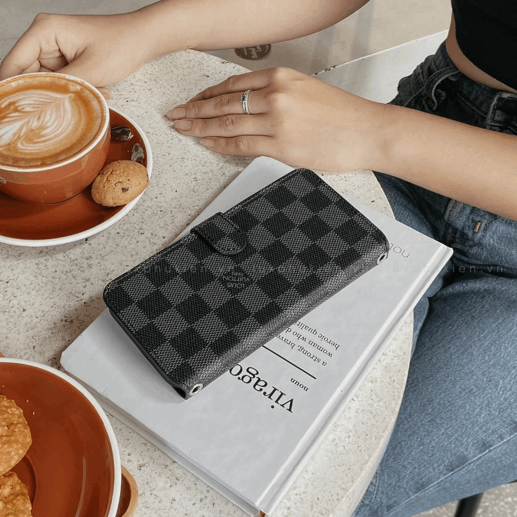 Authentic Louis Vuitton Upcycled Canvas iPhone Wallet Case – Custom Made to Order