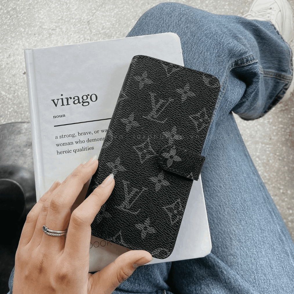 Authentic Louis Vuitton Upcycled Canvas iPhone Wallet Case – Custom Made to Order