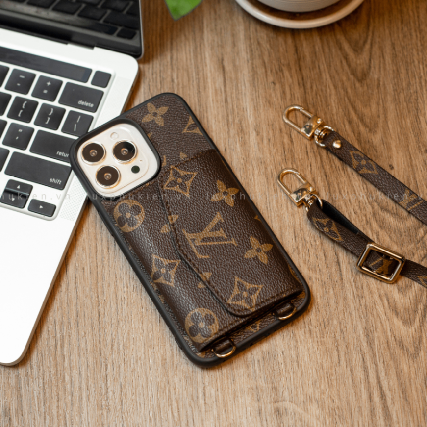 Authentic Louis Vuitton Upcycled Canvas iPhone Wallet Case