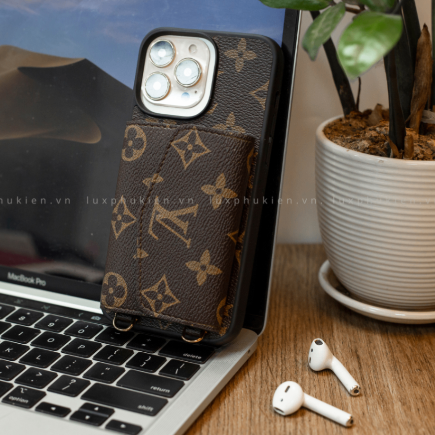 Authentic Louis Vuitton Upcycled Canvas iPhone Wallet Case