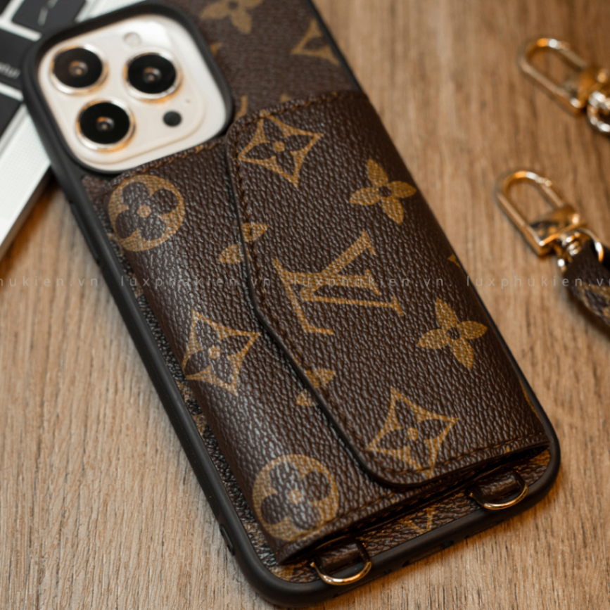 Authentic Louis Vuitton Upcycled Canvas iPhone Wallet Case