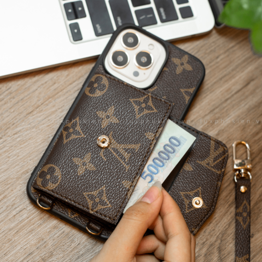 Authentic Louis Vuitton Upcycled Canvas iPhone Wallet Case
