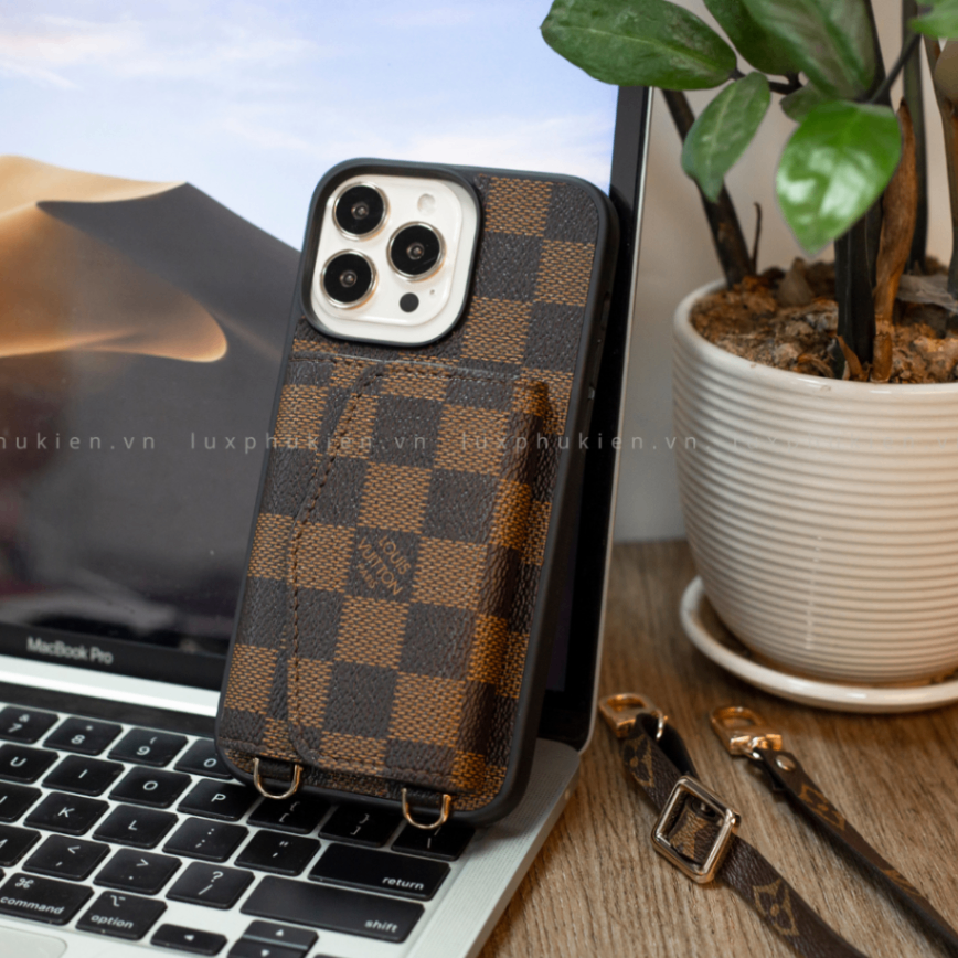 Authentic Louis Vuitton Upcycled Canvas iPhone Wallet Case