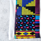Africa Print Detailed T-Shirt | Ankara Detail and Pocket-3