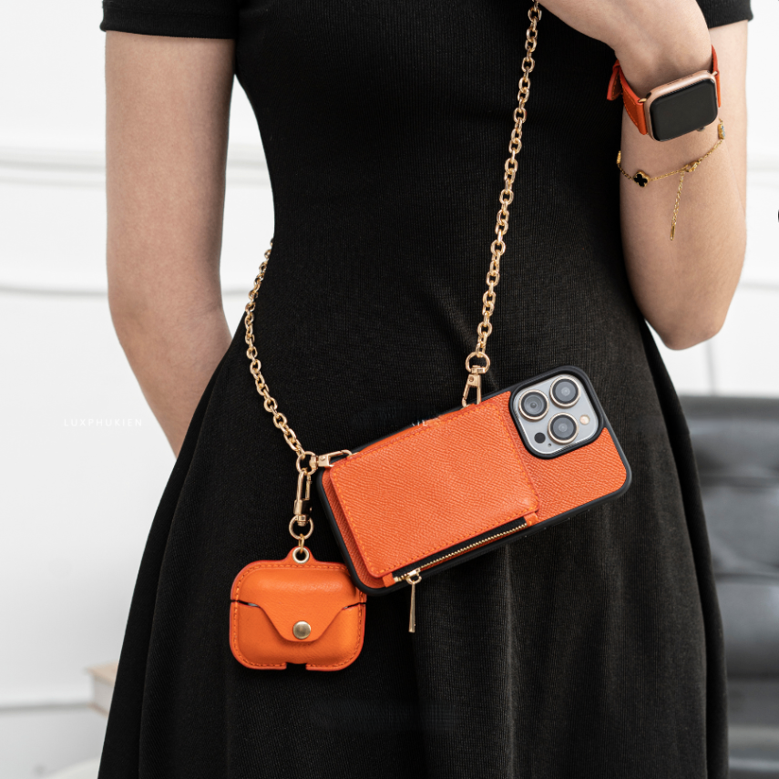 Louis Vuitton Epsom Leather iPhone Card Wallet Case