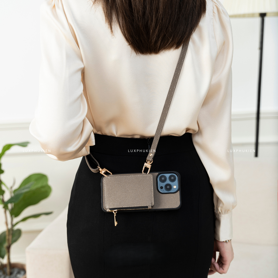 Louis Vuitton Epsom Leather iPhone Card Wallet Case