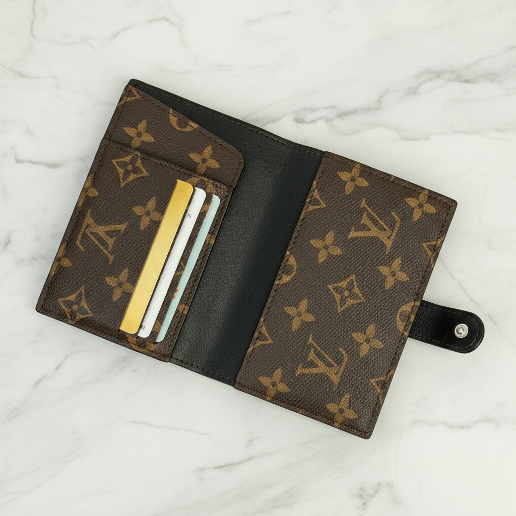 Recycled Louis Vuitton Passport Holder 2 – Luxury Upcycled Travel Case