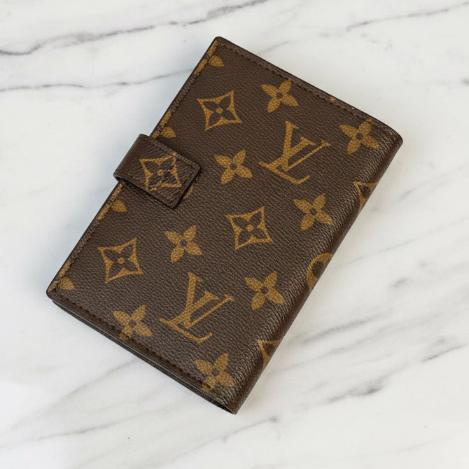 Recycled Louis Vuitton Passport Holder 2 – Luxury Upcycled Travel Case
