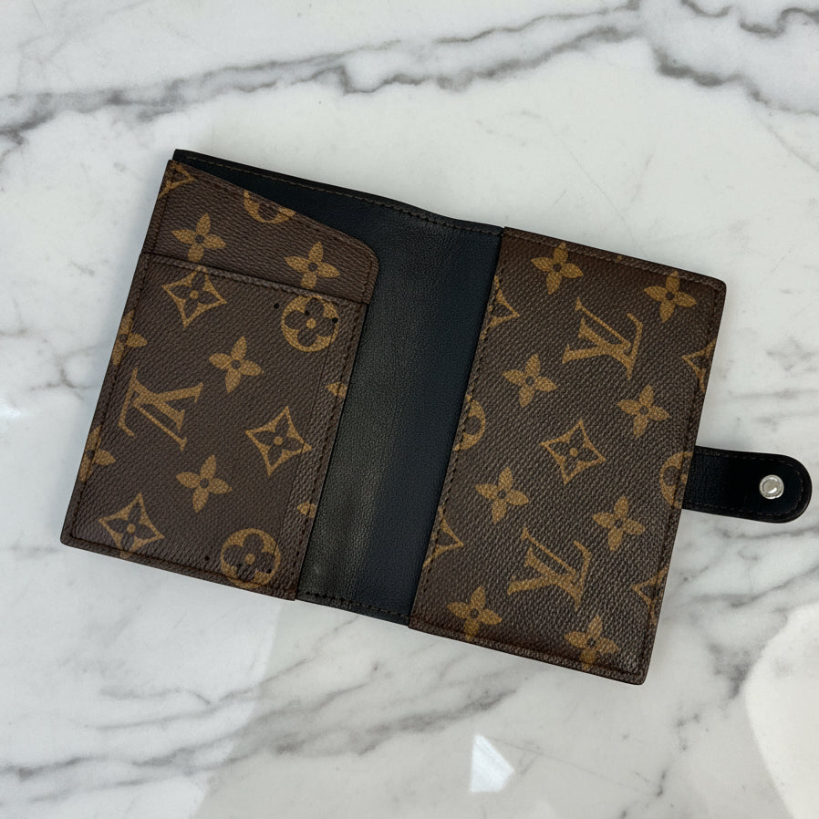 Recycled Louis Vuitton Passport Holder 2 – Luxury Upcycled Travel Case