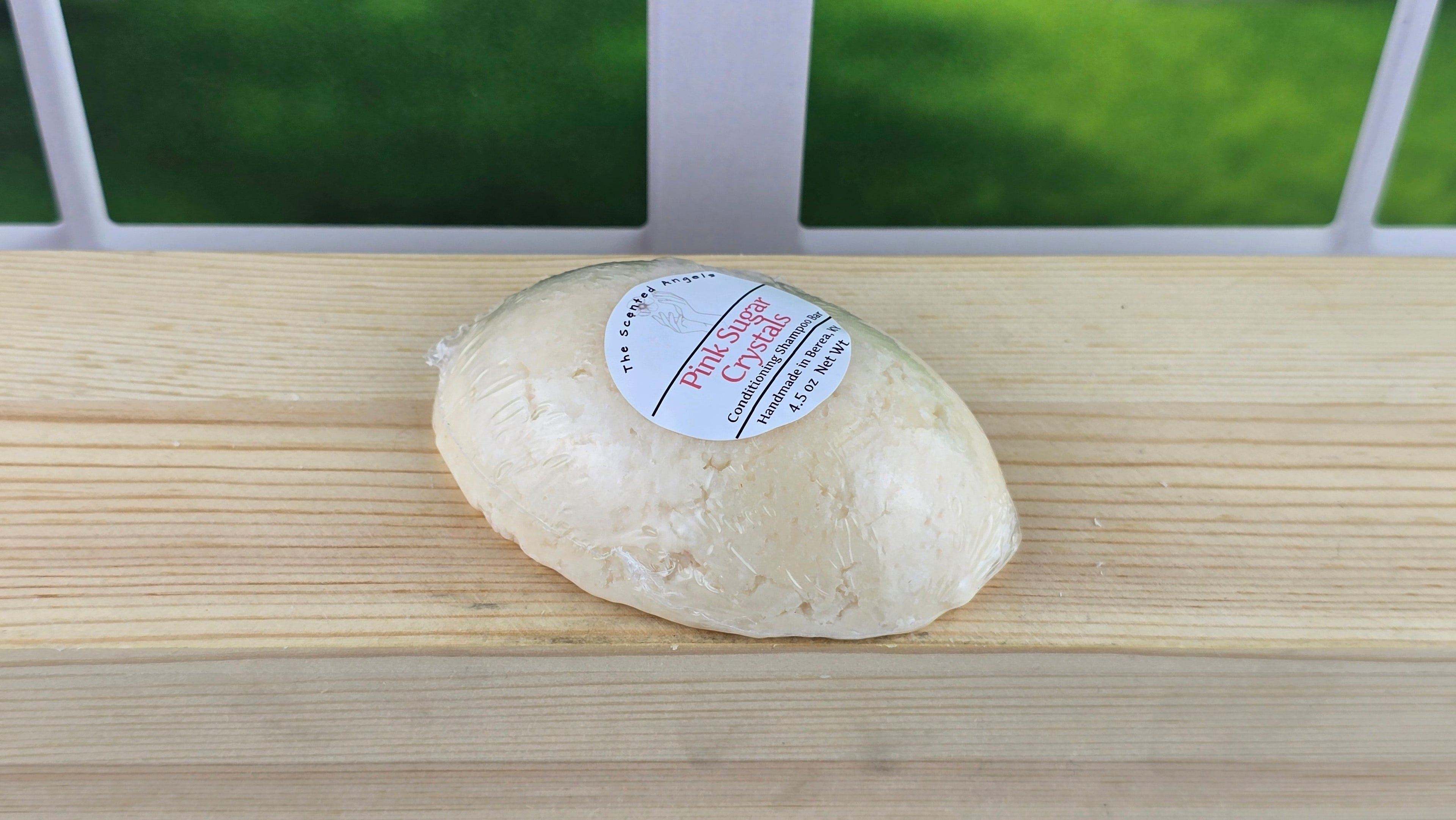 Handmade Pink Sugar Crystals Conditioning Shampoo + Conditioner Bars