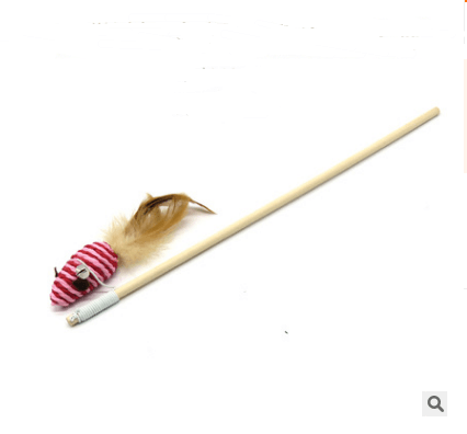 Whisker Whirligig: Handcrafted Solid Wood Cat Toy-4