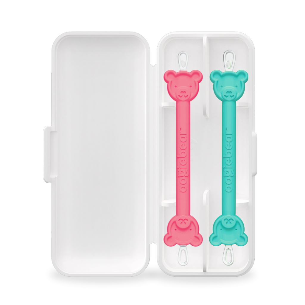 oogiebear Two-Pack Better Booger Picker Tool Set for Nasal + Ear Cleaning