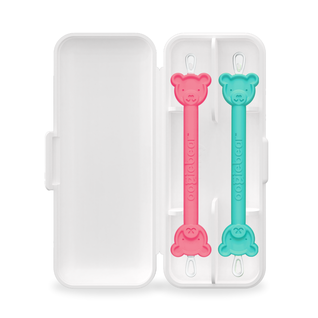 oogiebear Two-Pack Better Booger Picker Tool Set for Nasal + Ear Cleaning