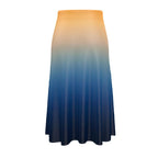 Maia Silk Midi Skirt in Cosmos-3
