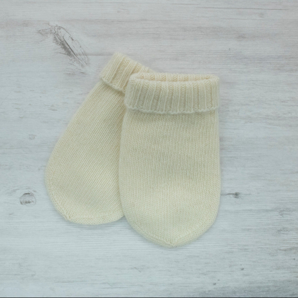 BABY CASHMERE MITTENS-0