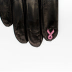 LEATHER TECH GLOVES WITH EMBROIDERY-1