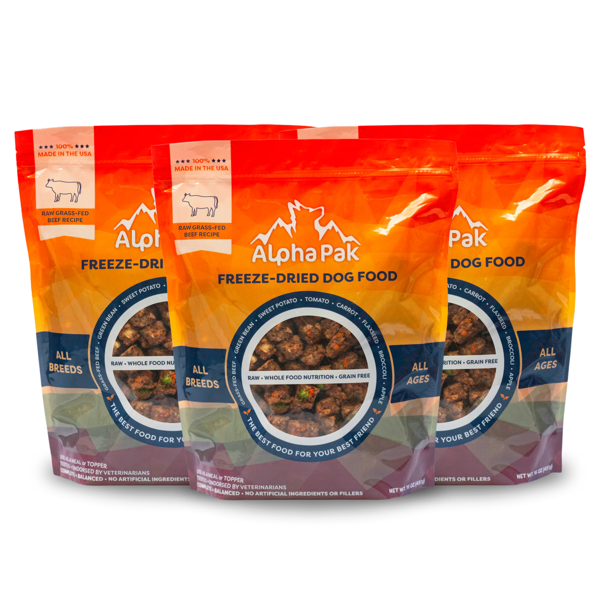 Premium Raw Freeze Dried Dog Food – Beef