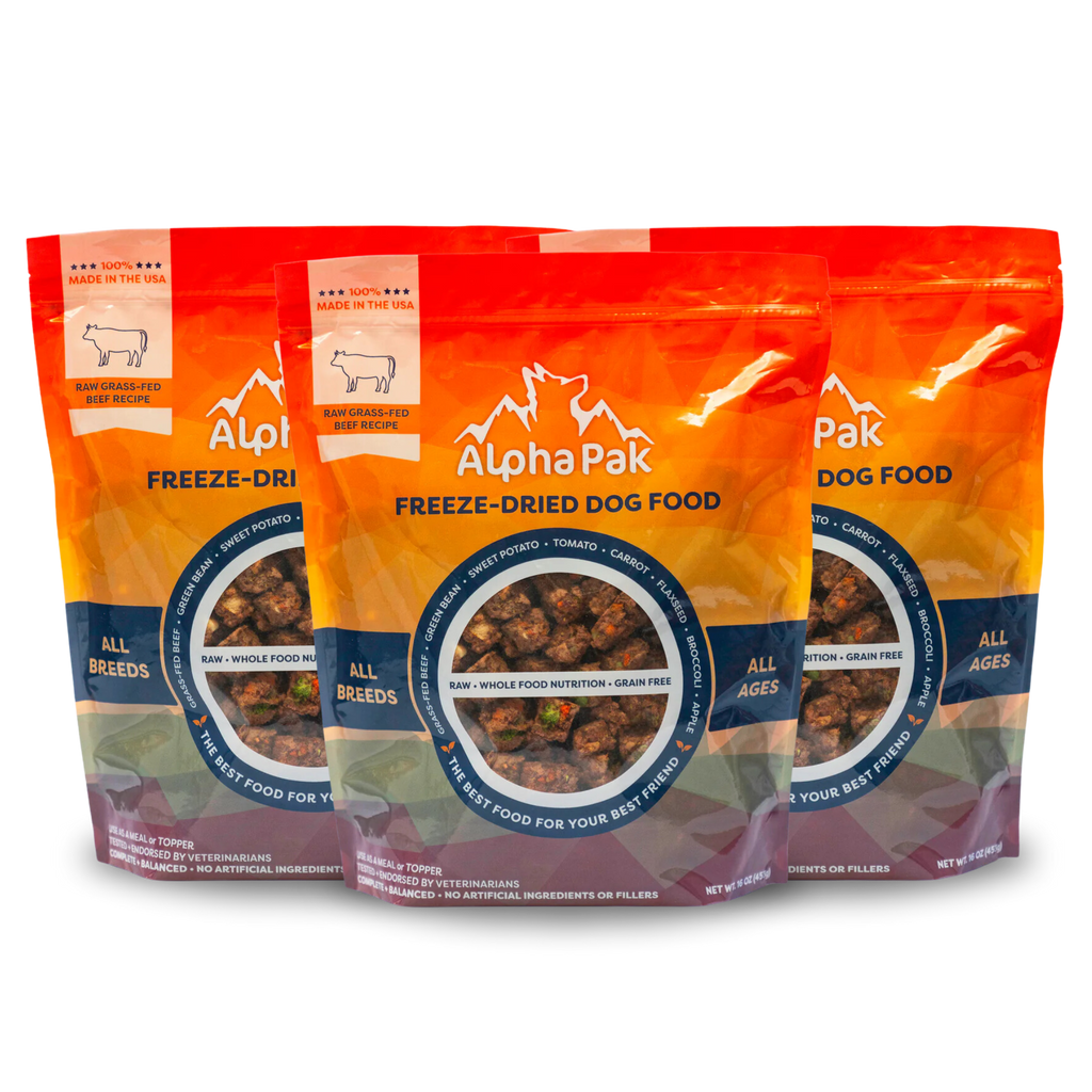 Premium Raw Freeze Dried Dog Food – Beef