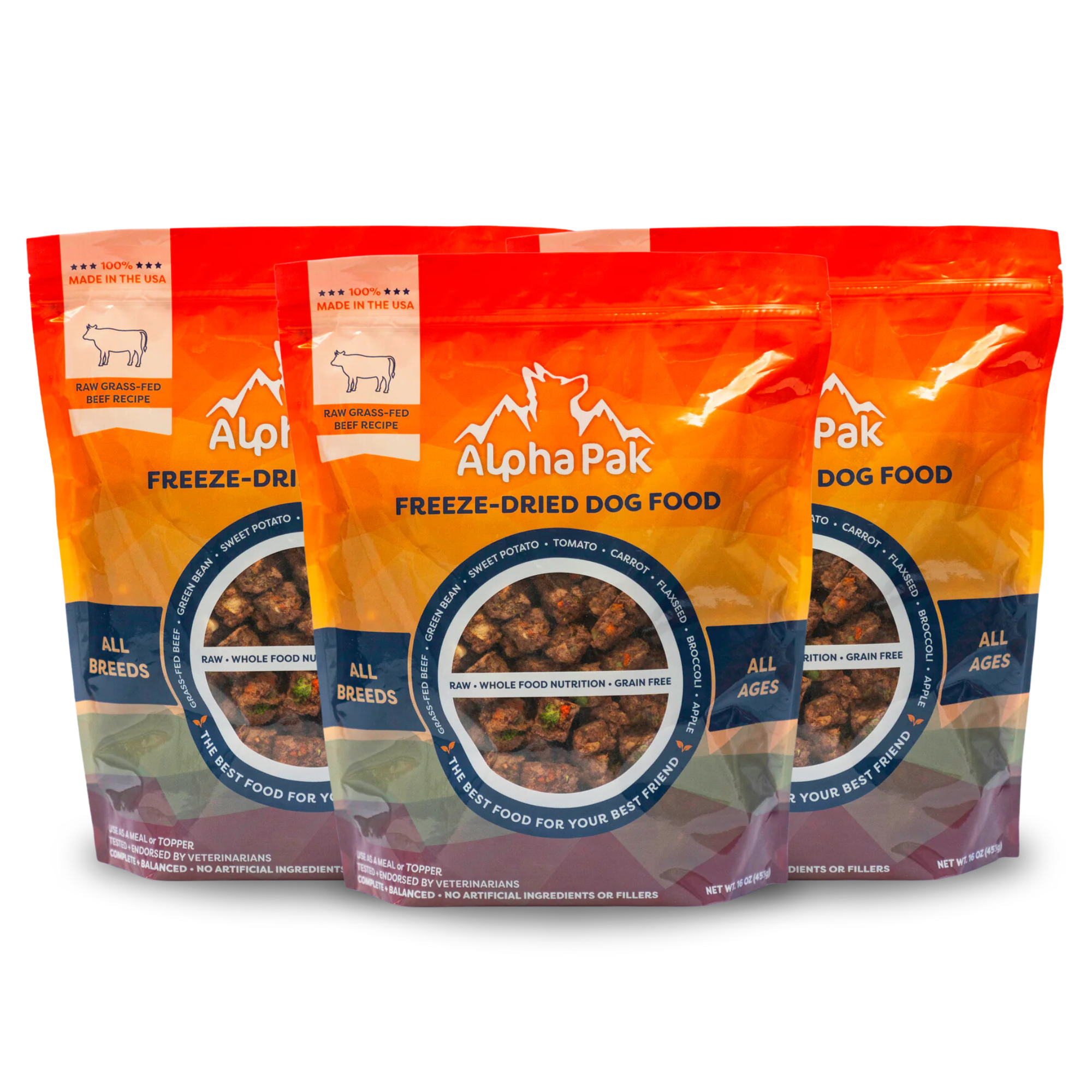 Premium Raw Freeze Dried Dog Food – Beef