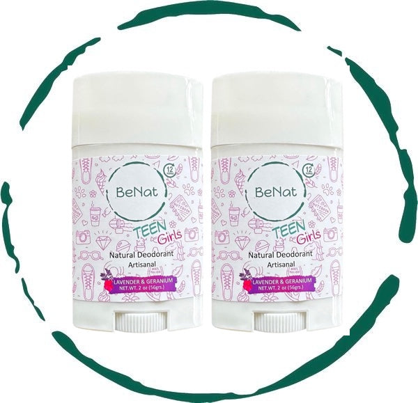 All-Natural Deodorants for Kids & Teens – 2-Pack