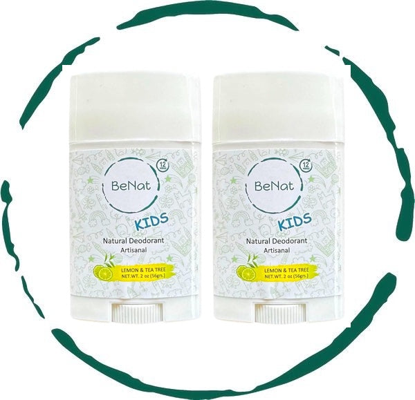 All-Natural Deodorants for Kids & Teens – 2-Pack